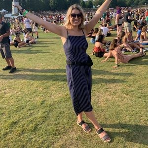 Old Navy Striped Jumpsuit